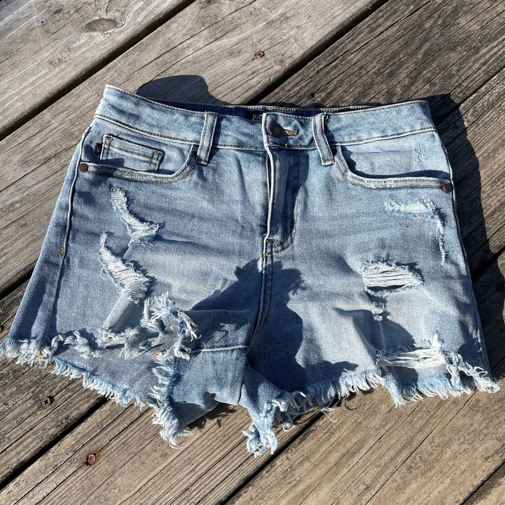 Judy Blue Distressed Jeans Size Small Like New